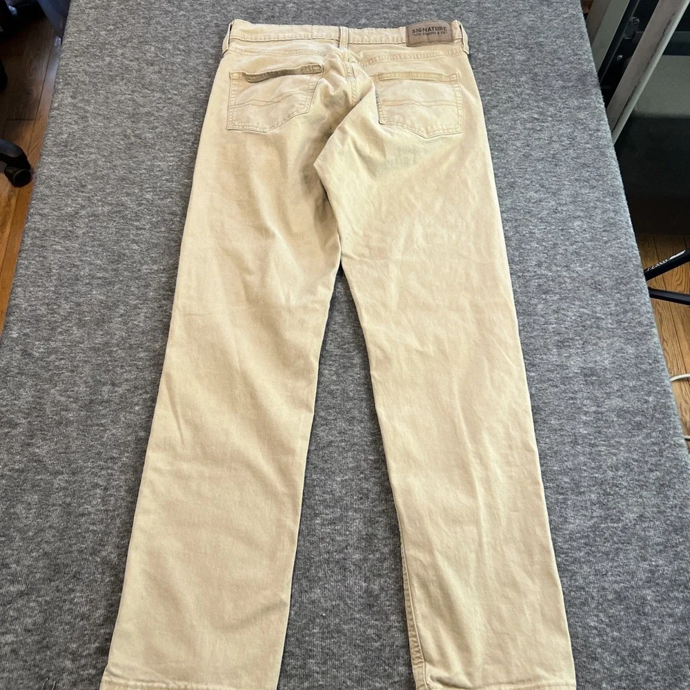 Levi Strauss Signature Athletic‎ Fit Denim Jeans Size 30x32 Tan Ready To Wear